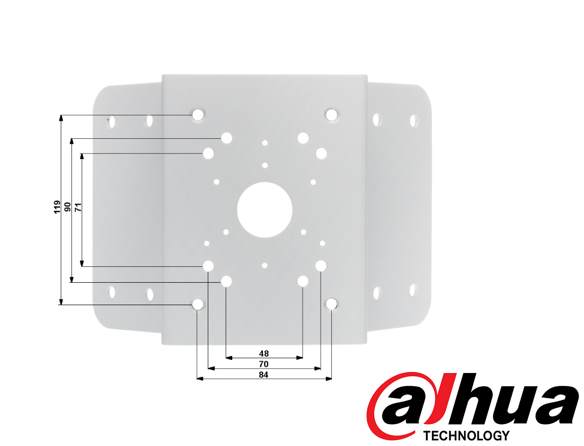 DAHUA PFA151 - Montaje para esquinas compatible con camaras PTZ DAHUA y bullet IPCHFW5421EZ