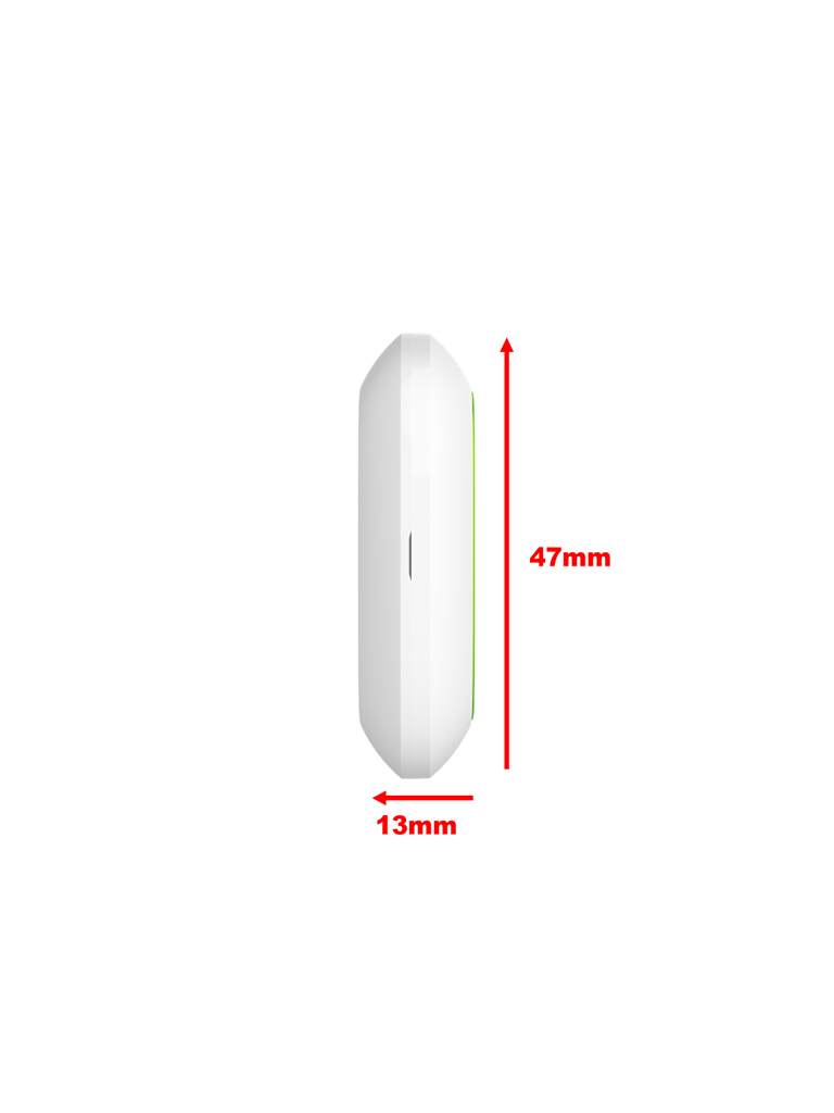 AJAX Button W - Botón  inteligente  multifuncional. Botón de pánico / Control de dispositivos de automatización / Silenciar alarmas de detectores de incendios. Color Blanco (28203.26.WH3) #VIVESEGURO #AJAXBUTTON