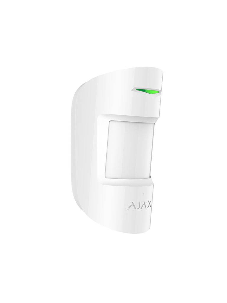 AJAX CombiProtectW - Detector inalámbrico combinado de rotura de cristal y movimiento. Color Blanco (28267.06.WH3)