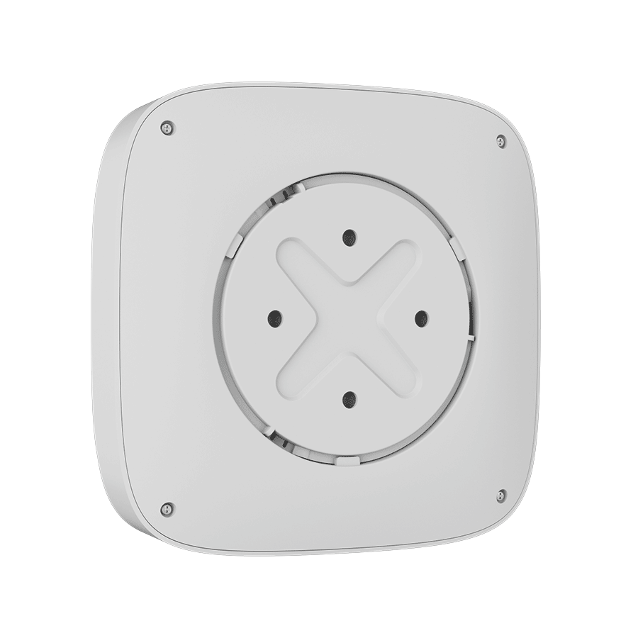 AJAX FireProtect 2 RB (Heat/Smoke) - Detector inalámbrico de incendio con sensores de Calor y Humo. Color Blanco #VIVESEGURO