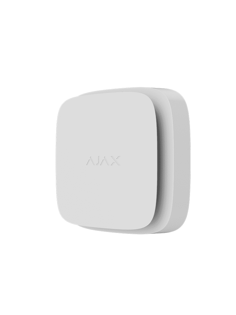 AJAX FireProtect 2 RB (Heat/Smoke/CO) - Detector inalámbrico de incendio con sensores de Calor, Humo y Monóxido de Carbono (CO). Color Blanco #FPRB