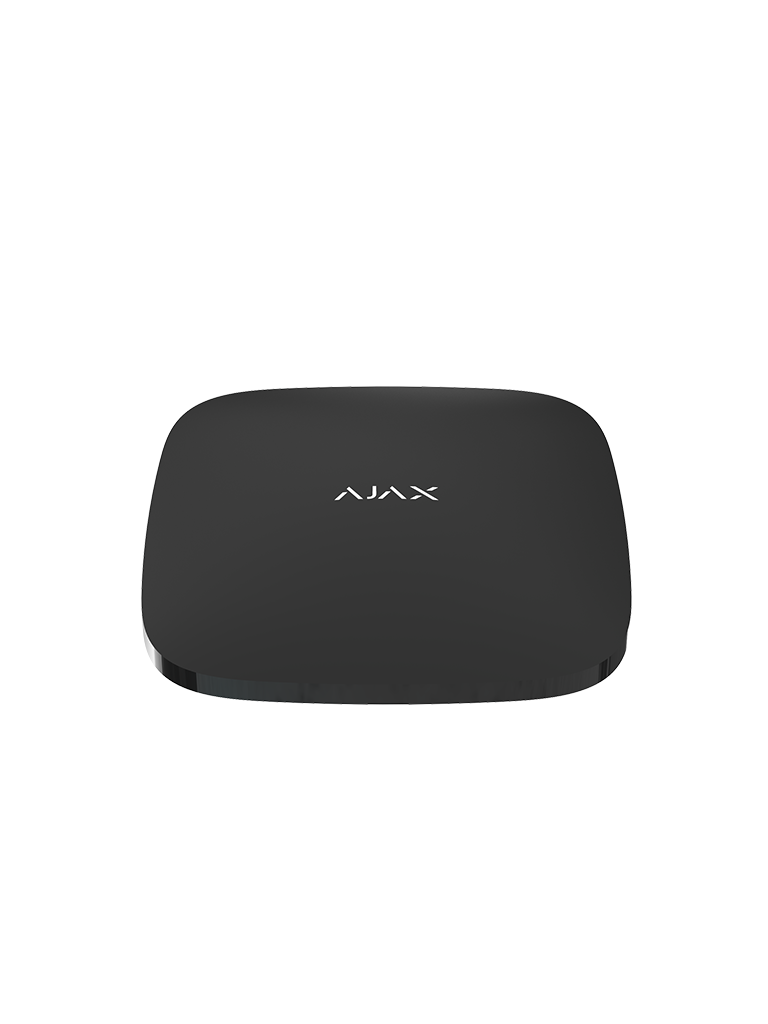 AJAX Hub2PlusB - Panel de alarma conexión Ethernet / WiFi / LTE color Negro / APP "AJAX PRO" iOS y Android / hasta 200 dispositivos / Hasta 100 cámaras / Hasta 200 Usuarios / 2 SIM / Hasta 14h de duración de la batería (28280.40.BL3)