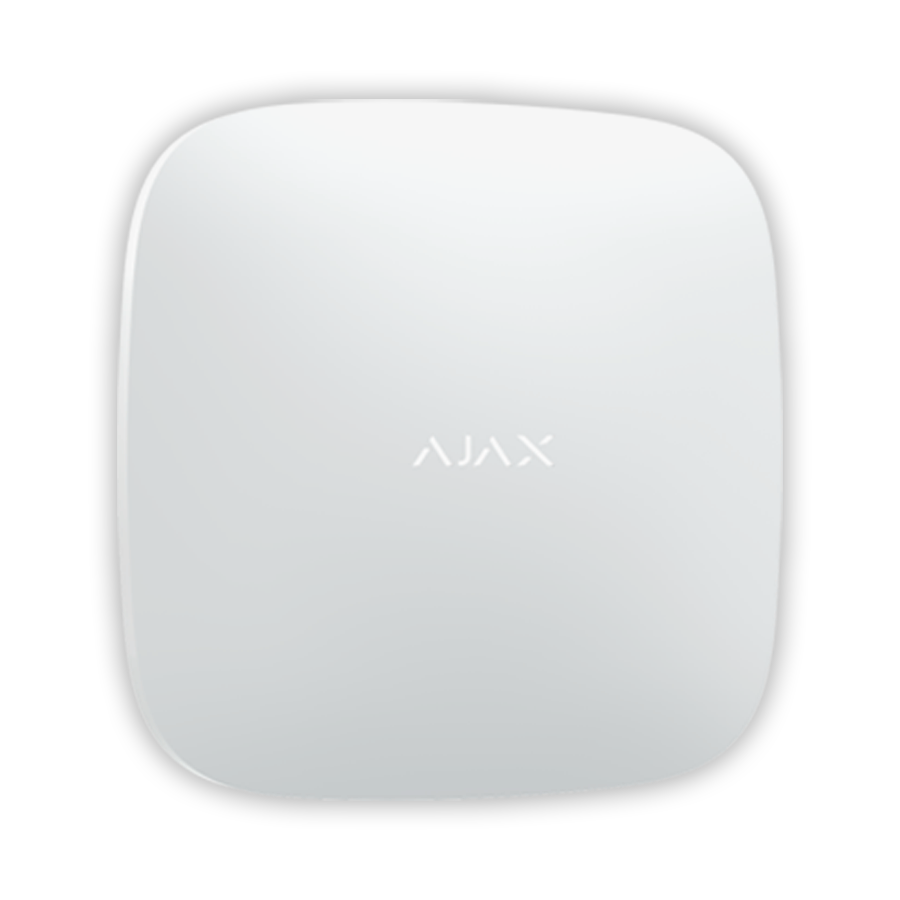 AJAX KIT RESIDENCIAL LIGHT - Panel de alarma Hub2Plus conexión Ethernet / WiFi / LTE, APP “AJAX PRO” iOS y Android , 1 sensor de movimiento, 1 detector para puerta o ventana, 1 control remoto y una sirena interior inalámbrica color Blanco #RESIDENCIAL