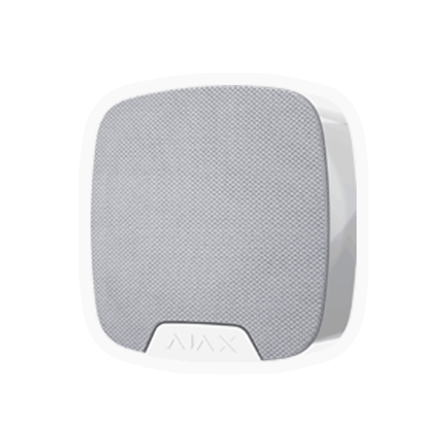 AJAX KIT RESIDENCIAL LIGHT - Panel de alarma Hub2Plus conexión Ethernet / WiFi / LTE, APP “AJAX PRO” iOS y Android , 1 sensor de movimiento, 1 detector para puerta o ventana, 1 control remoto y una sirena interior inalámbrica color Blanco #RESIDENCIAL