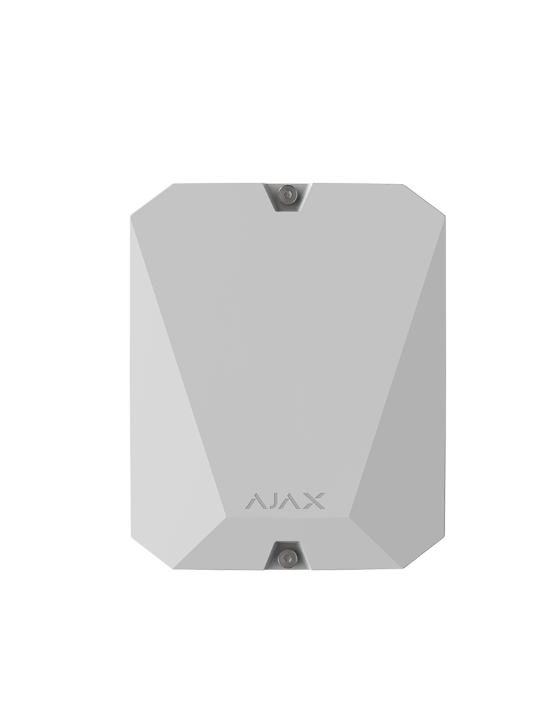 AJAX  MultiTransmitterW - Módulo de integración para conectar detectores cableados a Ajax y gestionar la seguridad a través de la app. Color Blanco (28306.62.WH3)