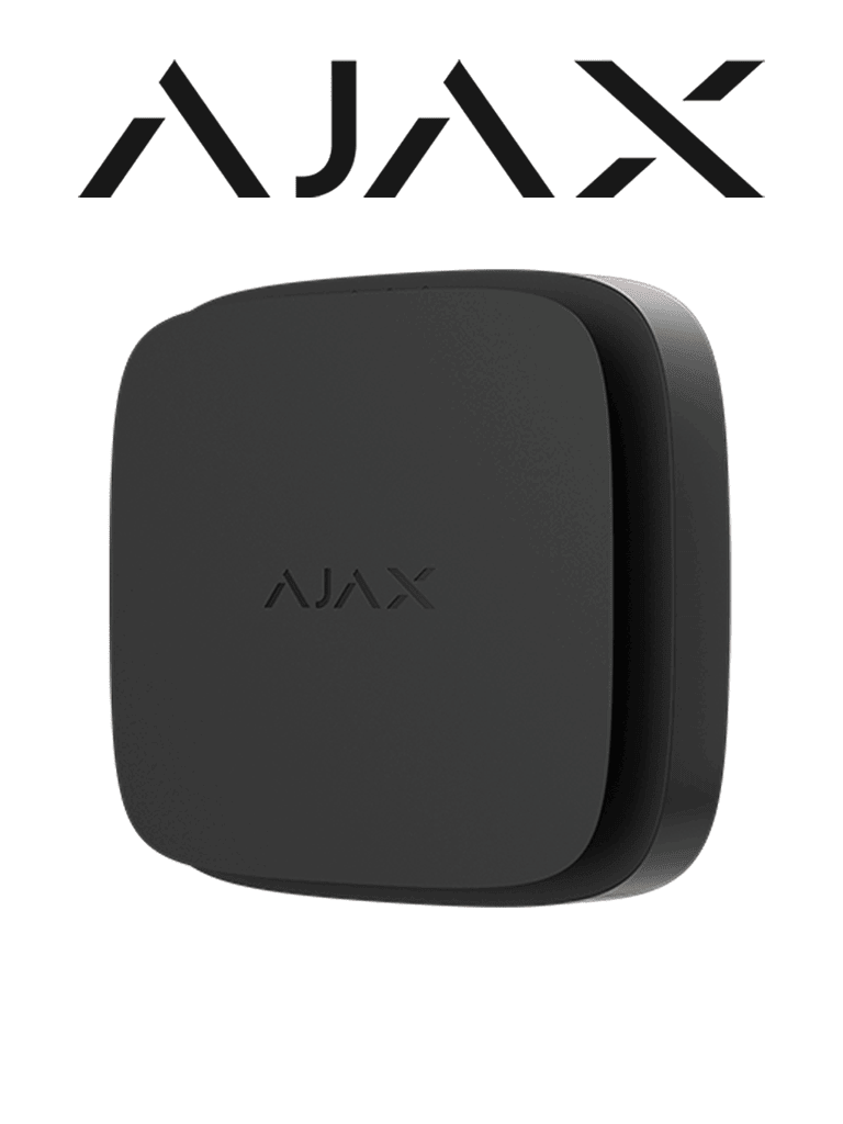 AJAX FireProtect 2 RB (Heat/Smoke/CO) N- Detector inalámbrico de incendio con sensores de Calor, Humo y Monóxido de Carbono (CO). Color Negro #FPRB