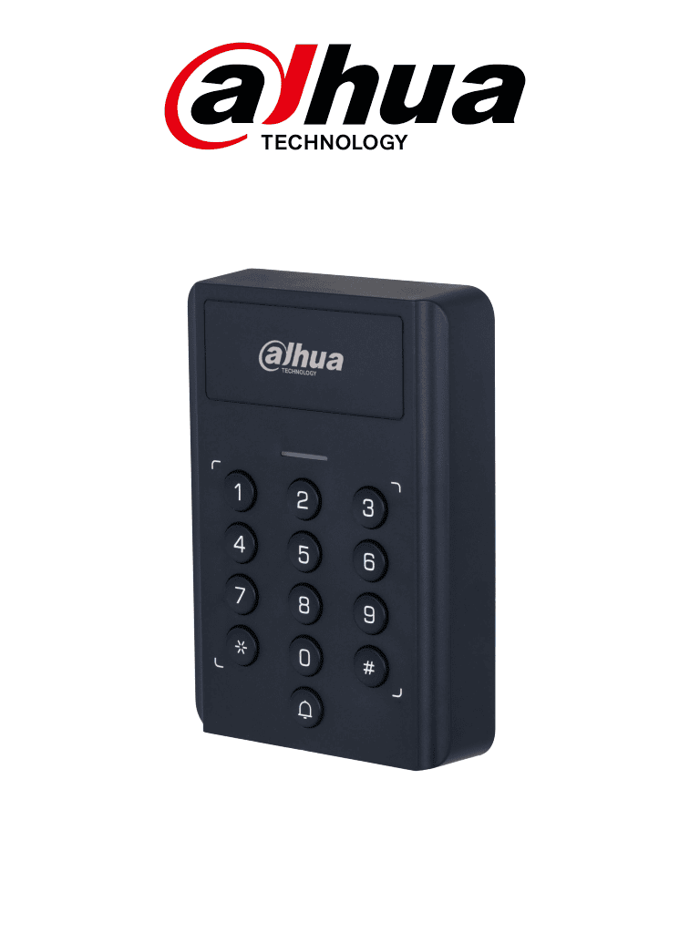 DAHUA ASI1201BL-D Control de Acceso Stand Alone / Botónes mecánicos / 3mil Tarjetas ID / 3mil contraseñas / Multiples formas de desbloqueo / Compatible con frentes de calle / Salida de 12V 1A / Indicador LED y Buzzer