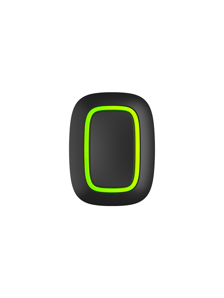 AJAX Button B - Botón inteligente multifuncional. Botón de pánico / Control de dispositivos de automatización / Silenciar alarmas de detectores de incendios. Color Negro (28202.26.BL3) #MCI2 #AJAXBUTTON