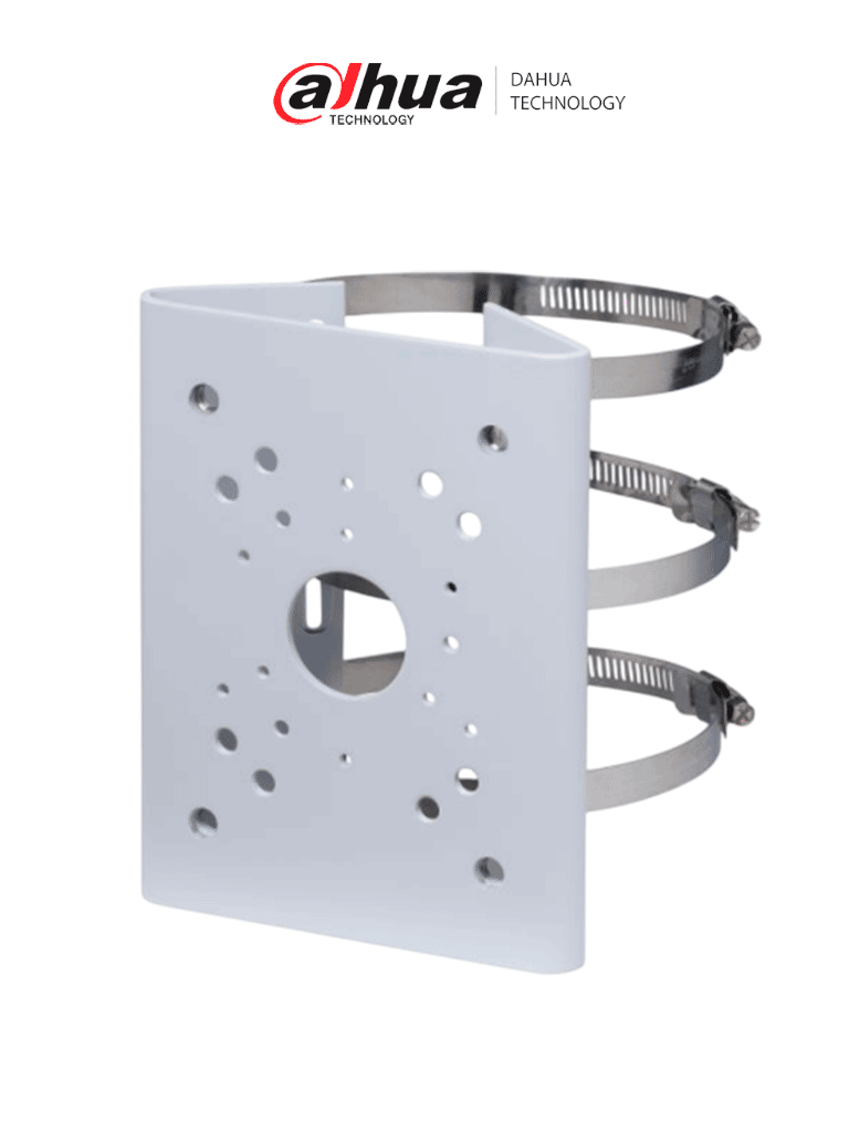 DAHUA  DH-PFA150-V3 - Montaje para Poste compatible con Camaras PTZ ANTICORROSIVA/ Color Blanco/ Instalacion en exteriores