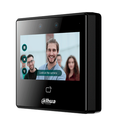 DAHUA DHI-ASI3213A-W - Control de Acceso con Reconocimiento Facial/ Pantalla de 4.3 Pulgadas/ Soporta 3000 Rostros, Usuarios y Passwords/ 5,000 Tarjetas Mifare (IC Card)/ 50 Administradores/ 300,000 Registros/ 99.99% de Presición/ FACT