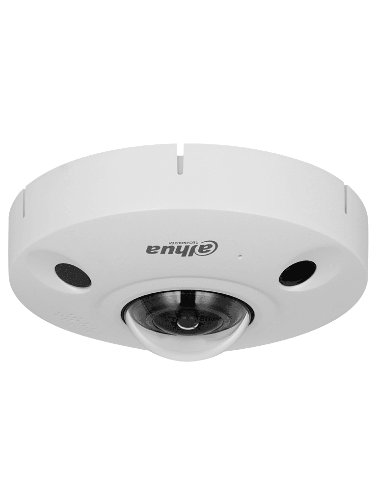 DAHUA IPC-EBW81242N-S2 - Cámara IP Fisheye Resolución de 12 MP/ Lente 1.85mm/ 360 Grados/ IR 10 de Mts/ IA WizMind/ Conteo de Personas/ Cantidad de Personas en Áreas/ Mapa de Calor/ PoE/ DWDR/ H.265/ IP67/ IK10/ E&S Alarma/ E&S Audio/ #FAB
