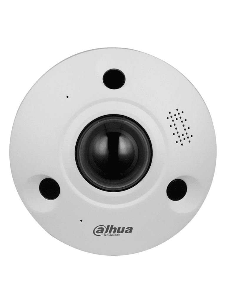 DAHUA IPC-EBW81242N-S2 - Cámara IP Fisheye Resolución de 12 MP/ Lente 1.85mm/ 360 Grados/ IR 10 de Mts/ IA WizMind/ Conteo de Personas/ Cantidad de Personas en Áreas/ Mapa de Calor/ PoE/ DWDR/ H.265/ IP67/ IK10/ E&S Alarma/ E&S Audio/ #FAB