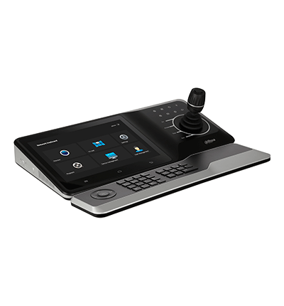 DAHUA  DHI-NKB5200-F - Teclado Controlador de Red HD/ Control de PTZs, DVRs, NVRs e IPC/ Soporta Función de Videowall/ Soporta Resolución 4k/ Onvif/ Teclado Inalámbrico/ Pantalla Tactil de 10 Pulgadas/ Wifi/ RS232/RS485/ #ProAccesorios