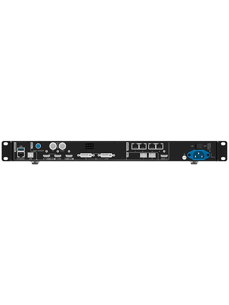 DAHUA VX400 - Controlador LED con 2.3 millones de píxeles, entradas HDMI, 1 DVR, 1 SDI, 4 puertos de red y soporte para carga de hasta 2.3 millones de puntos.