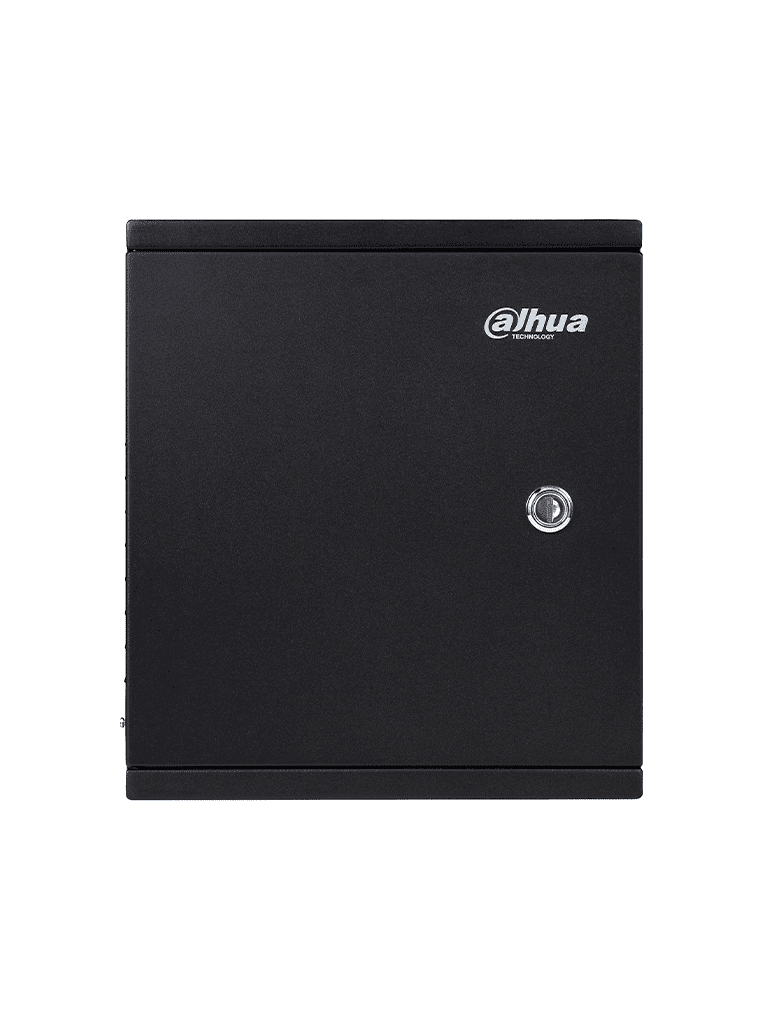 DAHUA ASC1208C-S - Control de acceso TCP/IP para 8 puertas y 8 lectoras vía Wiegand o RS485, con capacidad para 100,000 tarjetas y 150,000 eventos. Soporta biométricos y batería de respaldo.