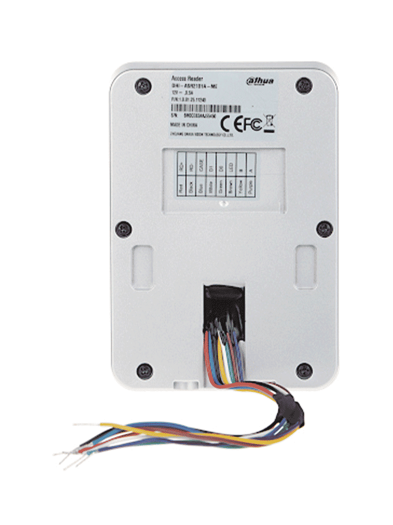 DAHUA DHI-ASR2101A-ME  - Lectora con Tecnologia Dual con Teclado para Panel de Control de Acceso/ Soporta Tarjetas ID y Mifare/ Soporta Passwords/ Wiegand y RS-485/ Soporta Uso Exterior/