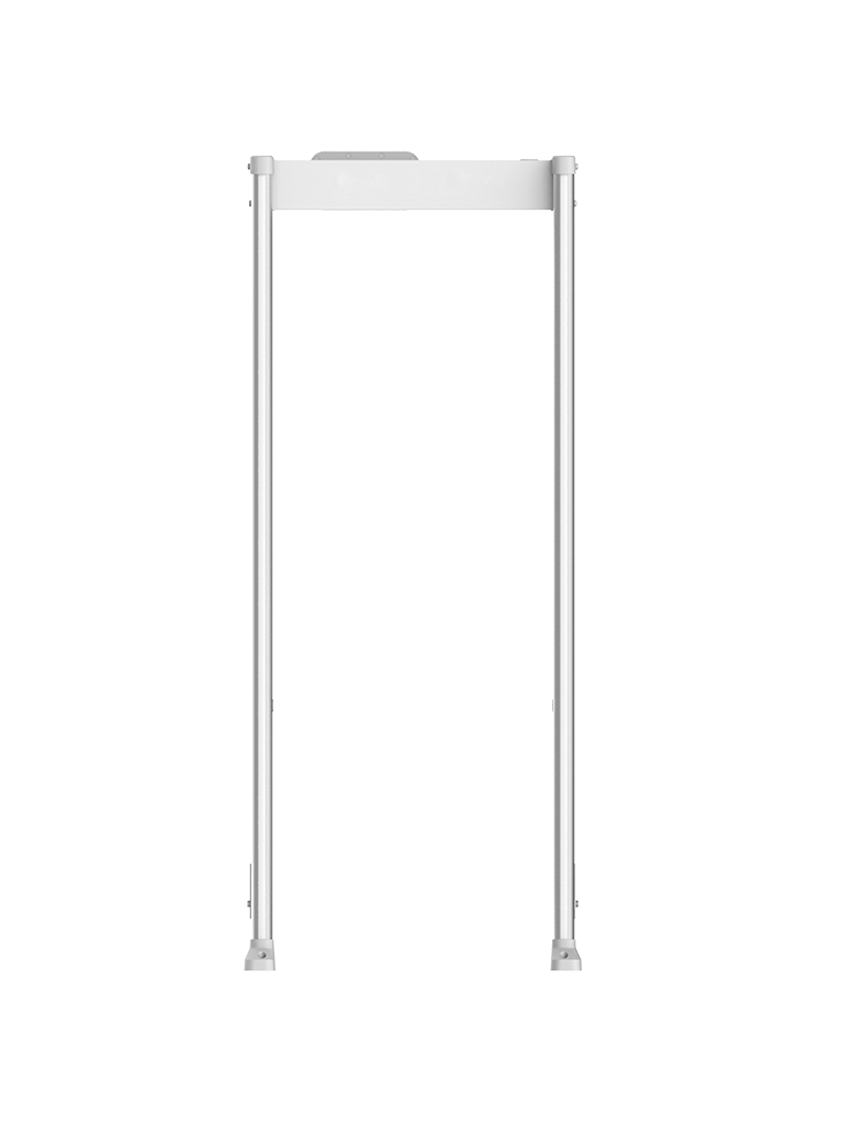 Dahua ISC-D733-S2 Arco detector de metales con 33 zonas de detección y alertas visuales. Incluye pantalla táctil LCD de 7" a todo color, ideal para monitoreo en tiempo real. Ofrece conteo de personas y numero de alarmas.