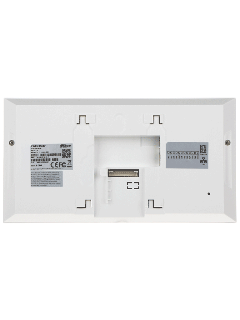 DAHUA KTP01L(S) - Kit de Videoportero IP con Frente de Calle Metálico Antivandálico  y cámara de 2MP. Incluye monitor táctil de 7", ranura SD, control de puerta, E/S de alarmas, y switch PoE de 6 puertos, 36W. Ideal para seguridad avanzada/ #VDP