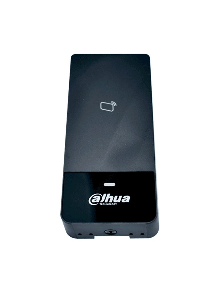 DAHUA ASR1200E-D - Lectora de tarjetas  ID 125 Khz / Para exteriores / IP66 / Conexion  Wiegand o  RS485 / Indicador de luz y sonido #AccesoProfesional