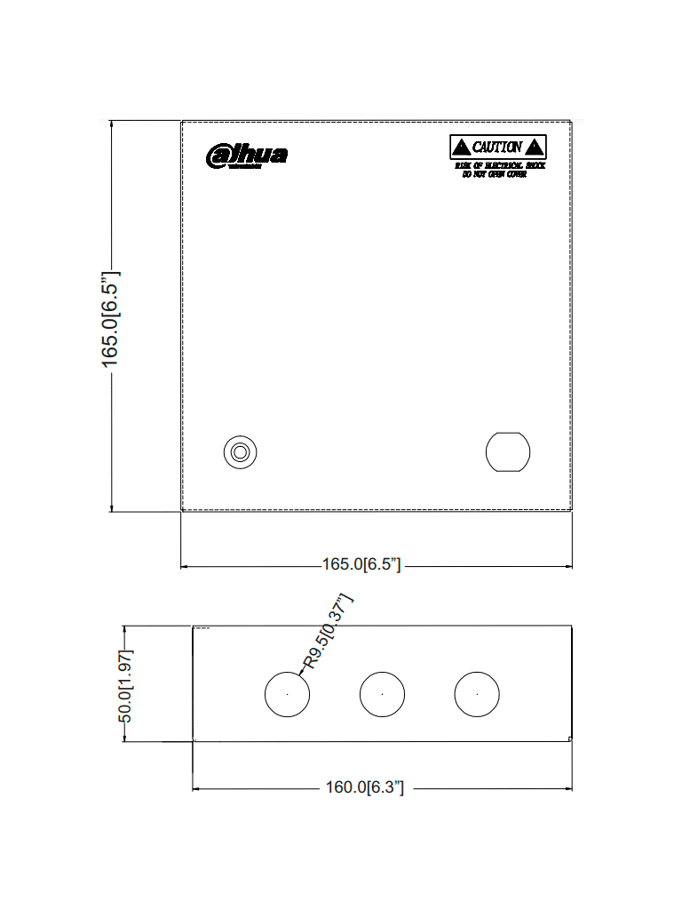 DAHUA PFM340-5CH - Fuente de Poder de 12 vcd/ 4 Amperes/ Para 5 Camaras/ Fusibles Intercambiables/ Proteccion contra Sobrecargas/ Color Blanco/