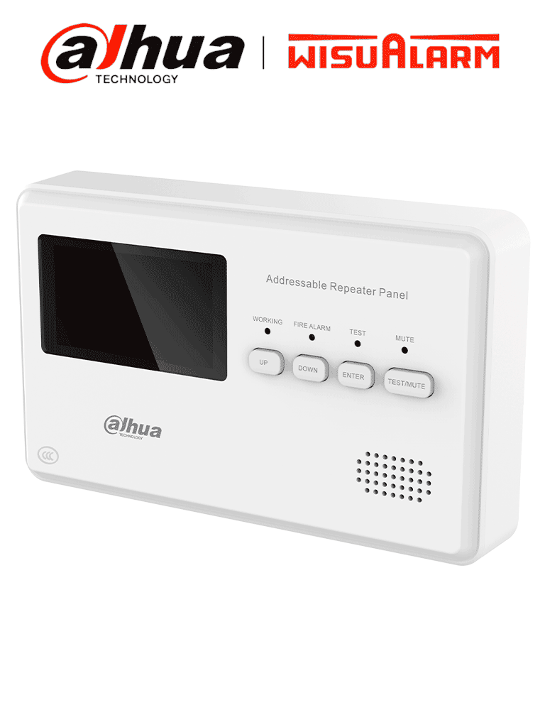 DAHUA WISUALARM DHI-HY-1330 - Panel Repetidor Direccionable/ 2 Hilos/ Indicadores de Estado/ Sonido de Alarma 65dB–115dB/ Cumple con Norma EN54-2/ Distancia de Comunicación Hasta 1500 Mts/ #LoNuevo #Wisualarm