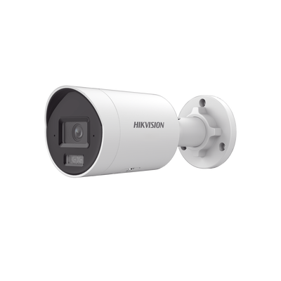 Bala IP 4 Megapixel / Lente 2.8 mm / Dual Light (40 mts IR + 40 mts Luz Blanca) / Darkfighter S / Microfono Integrado / Exterior IP67 / WDR 130 dB / 4 Analíticos: AcuSense, Deteccion Facial, Conteo de Personas por Cruce y Zona