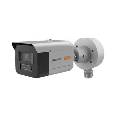 Bala IP 4 Megapixel / Lente Mot. 7 a 35 mm / Polimero Anticorrosivo (Ideal para Zonas Costeras o Alta Salinidad) / ColorVu / Dual Light (50 mts IR + 50 mts Luz Blanca) / WDR 130 dB / Exterior IP68 / IK10 / ONVIF / Micro SD