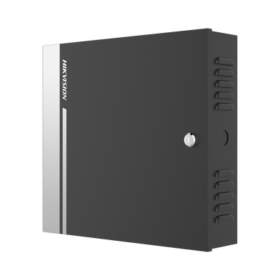 Controlador de Acceso para 2 Puertas y 4 Lectores Wiegand o RS485 / Incluye Gabinete y Fuente de Alimentación 12Vcc/8A / Soporta Batería de Respaldo / Wiegand y RS-485 / 10,000 Tarjetas