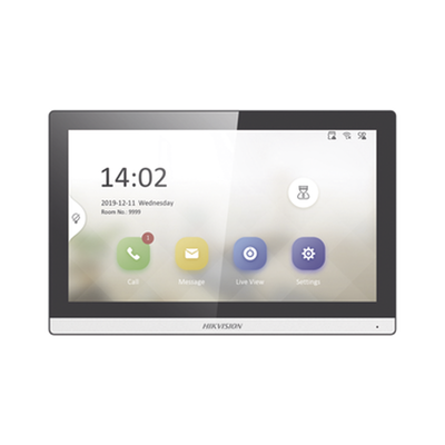 Monitor IP WiFi Touch Screen 7" para Videoportero Hibrido Unicamente / Vídeo en Vivo / Apertura Remota / Audio bidireccional / Borde slim
