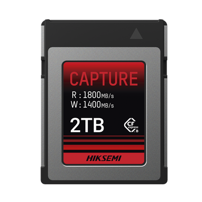 Memoria CFexpress tipo B / Clase 10 de 2 TB  / Especializada para Cámaras de Fotografía y Video  / 1800 MB/s Lectura / 1600 MB/s Escritura