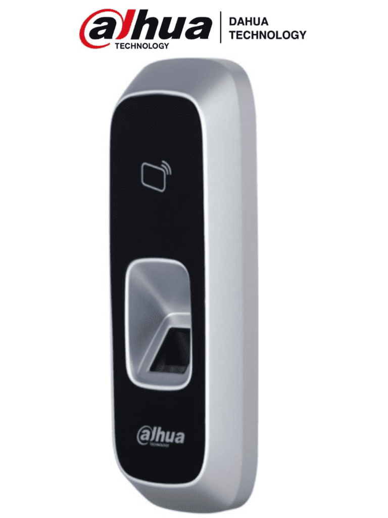 DAHUA ASR1102A-D(V3) - Lectora de Huella y Tarjetas ID/ 125 kHz/ 3,000 Huellas/ Comunicación RS-485/ Reconocimiento de Huella de 360 Grados/ Tiempo de Respuesta <0.5 s/   Indicador de Luz y Sonido/ Luz de Fondo Azul/ #LoNuevo