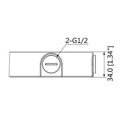 DAHUA PFA136 - Caja de conexiones para camaras domo DAHUA