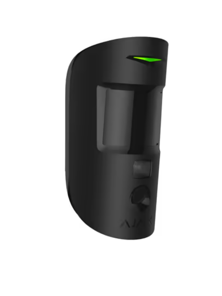 AJAX MotionCam B (PhOD)- Detector de movimiento con Verificación fotográfica y con la función de mandar imágenes sobre demanda. Color Negro