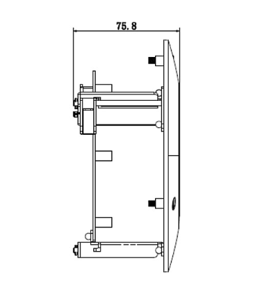 DAHUA PFB200C - Montaje para Plafon/ Compatible con Mini PTZ S22 y Domos con Case HDBW4
