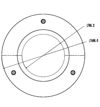 DAHUA PFB200C - Montaje para Plafon/ Compatible con Mini PTZ S22 y Domos con Case HDBW4