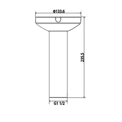 DAHUA PFB300C - Montaje de techo para camaras PTZ DAHUA SD65 / SD69 / SD6A Y SAXXON SD4925 / SD5925PRO / SD5940TM