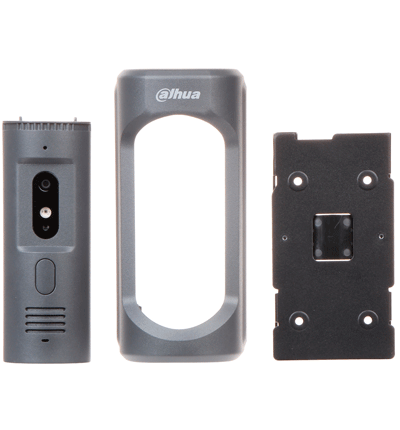 DAHUA VTO2101E-P-S2 - Frente de Calle para Videoportero IP/ Antivandalico IK10/ Funcion Independiente/ Metalico/ IP65/ Camara de 2 Megapixeles/ Soporta Mensajes de Video y Audio/ PoE 802.3 af/ Apertura de Puerta/ #VDP