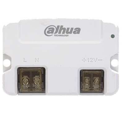 DAHUA PFM320D-015 - Fuente de Poder de 12vcc 1.5 Amp/ Tipo Convertidor de 110 Vca a 12 Vcc 1.5A/ Led Indicador/ Facil Instalación/ Certificaciones CE, FCC/