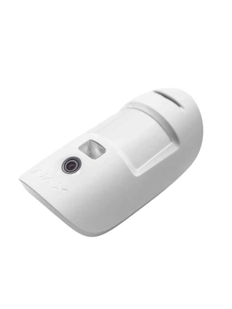 AJAX MotionCam W (PhOD) - Detector de movimiento con Verificación fotográfica y con la función de mandar imágenes sobre demanda. Color Blanco #VIVESEGURO