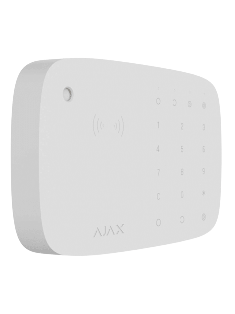 AJAX  KeyPad Combi (9NA) - Teclado táctil inalámbrico con sirena incluida y lector DESFire.