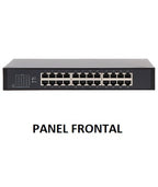 DAHUA PFS3024-24GT - Switch Gigabit de 24 Puertos No Administrable/ Capa 2/ 10/100/1000 Base-T/ Carcasa Metalica/ Switching 48G/ Tasa de Reenvio de Paquetes 35.7 Mbps/ Memoria Bufer de Paquetes 2Mb/ Con Proteccion de Descargas/