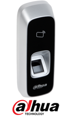 DAHUA ASR1102A-D - Lectora de Huellas y Tarjetas ID/ 125KHz/ 3,000 Huellas/ Tiempo de Respuesta <1.5 s/ Conexión RS-485 a Paneles Dahua/ Indicador de Luz y Sonido/ Luz de Fondo Azul/