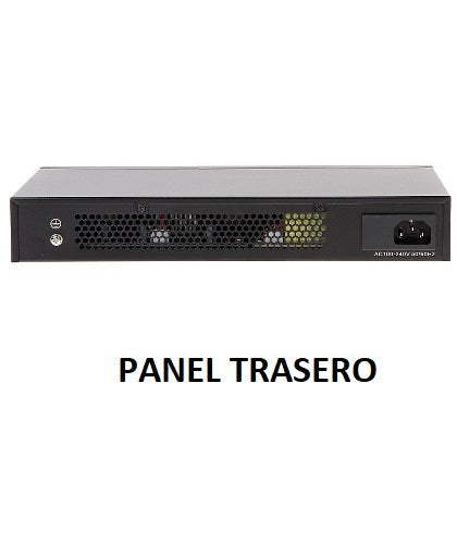 DAHUA PFS3024-24GT - Switch Gigabit de 24 Puertos No Administrable/ Capa 2/ 10/100/1000 Base-T/ Carcasa Metalica/ Switching 48G/ Tasa de Reenvio de Paquetes 35.7 Mbps/ Memoria Bufer de Paquetes 2Mb/ Con Proteccion de Descargas/