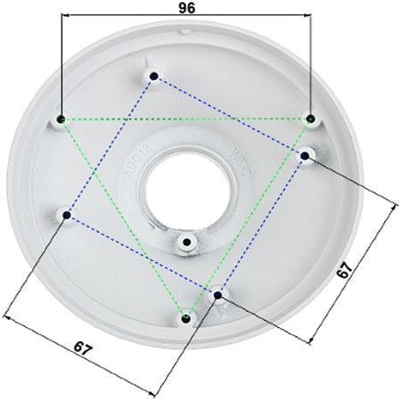 DAHUA PFA106- Adaptador para Camaras Domo/ Fisheye/ Eyeball Dahua