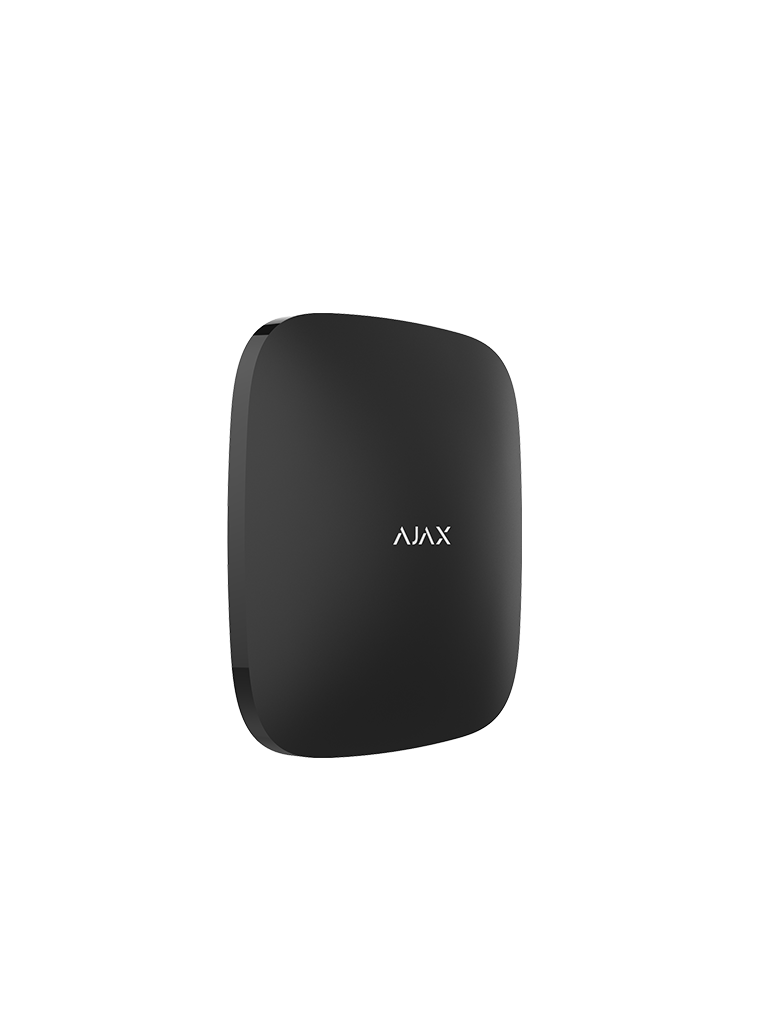 AJAX Hub2PlusB - Panel de alarma conexión Ethernet / WiFi / LTE color Negro / APP "AJAX PRO" iOS y Android / hasta 200 dispositivos / Hasta 100 cámaras / Hasta 200 Usuarios / 2 SIM / Hasta 14h de duración de la batería (28280.40.BL3)