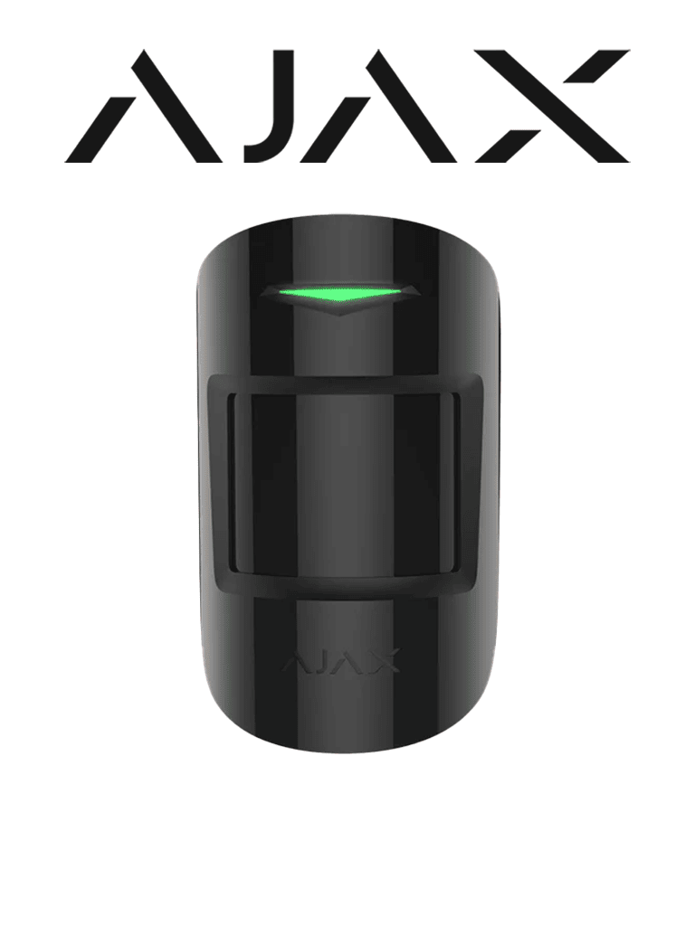 AJAX CombiProtectB - Detector inalámbrico combinado de rotura de cristal y movimiento. Color Negro (28266.06.BL3)