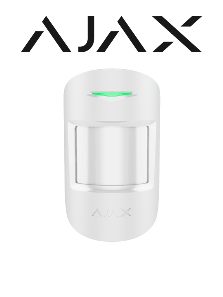 AJAX CombiProtectW - Detector inalámbrico combinado de rotura de cristal y movimiento. Color Blanco (28267.06.WH3)