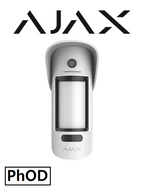 AJAX MotionCam Outdoor (PhOD) - Detector de movimiento para exteriores inalámbrico con cámara para verificar alarmas y con la función de mandar imágenes sobre demanda.