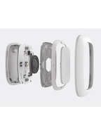 AJAX Button W - Botón  inteligente  multifuncional. Botón de pánico / Control de dispositivos de automatización / Silenciar alarmas de detectores de incendios. Color Blanco (28203.26.WH3) #VIVESEGURO #AJAXBUTTON