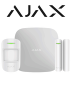 AJAX KIT STARTER - Panel de  alarma Hub2Plus conexión Ethernet / WiFi /  LTE APP “AJAX PRO” iOS y Android , 1 sensor de movimiento y 1 detector de puerta o ventana con entrada auxiliar en color blanco #jul
